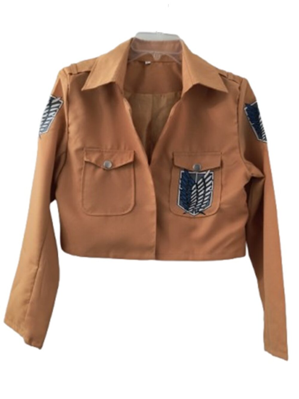 NEW - Attack on Titan Survey Corps Khaki Legion Jacket - Cosplay, Halloween - OS